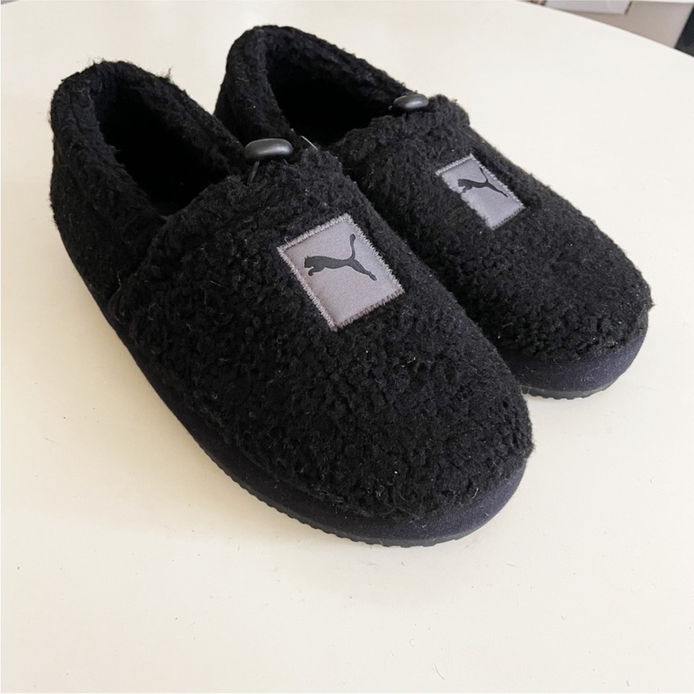 Puma Tuff Mocc Sherpa Slippers Black Men’s Size 9